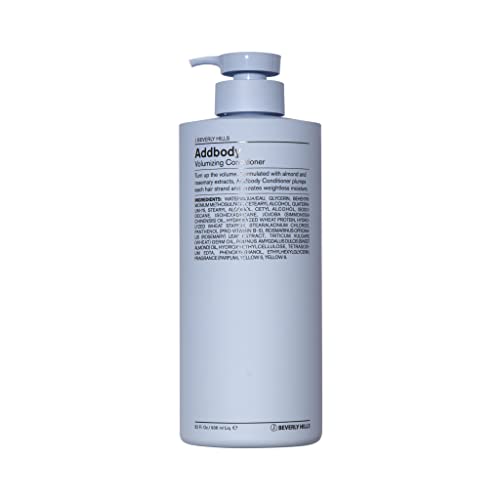 J Beverly Hills Blue Addbody Volumizing Conditioner with Rosemary Oil for Hair Growth, (32 Oz)